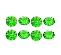 HEALSOPTHY 50pcs Clear Light Green Crystal Buttons for DIY Sewing Adorable Shirt and Sweater Fasteners Delicate Coat Accessories for Man and Woman Clothing Crafting