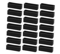 HEALSOPTHY 50pcs Silicone Watch Band Holder Loop with Raised Dots Sweat Water Resistant Watch Strap Fastener for Sports Outdoor Activities and Daily Use Secure Fit Replacement Keeper Rings