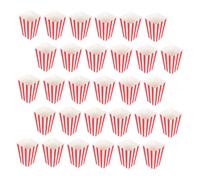 HEALSOPTHY 50pcs Small Popcorn Bags Paper Popcorn Boxes for Party Movie Night Supplies Container