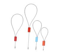 HEALSOPTHY 50Pcs Steel Wire Tightening Seal High Toughness Tamper Container Lock Cable Seal for Logistics Port Use Random Colors Random Color