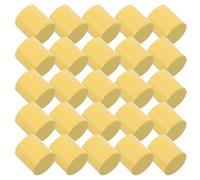 HEALSOPTHY 50pcs Unpainted Wooden Cylinders Round Craft Blocks for DIY Building Educational Science Model Materials Safe Wood Rounds for Geometry Learning and Creative Projects