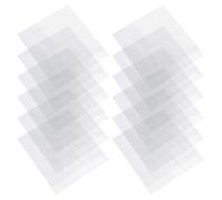HEALSOPTHY 50pcs Vinyl Record Protector Record Bag OPP Sleeve 12 Inch Outer Sleeve White Protection for Long-Term Preservation