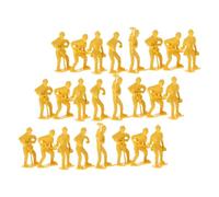 HEALSOPTHY 54pcs Engineering Worker Model Kit Miniature Figures Educational Playthings for Realistic Construction Scene Decor Set