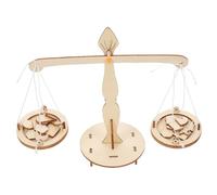 HEALSOPTHY 5pcs DIY Science Experiment Kit Portable Balance Scale Stem Learning for Boys Early Education Math and Engineering Puzzle with Inclusive Materials and Guided Exploration