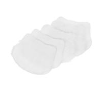 HEALSOPTHY 5PCS Miniature White Cat-themed Plush Rugs for Dollhouse Decor Soft Fluffy Tiny Floor Mats Small Pet Blankets for Kitten Nursery Multifunctional Mini Throw Blankets for Shelf