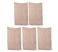 HEALSOPTHY 5pcs Vegetable Bags Jute Woven Bag Large Capacity Multi-Functional Keeps Light Out Classical Shape Storage Pouch for Vegetables and Fruits