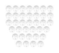 HEALSOPTHY 60pcs White Plush Inserts for Crochet Toys Balls for Hand Bell Noise Maker for Craft Projects DIY Shaking for Boy Girl Newborns Animal Puppet