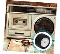 HEALSOPTHY 6pcs Cassette Machine Pinch Roller Bearing Plastic Replacement for Video Recorder Radio Tape Repair Compact Accessories