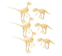 HEALSOPTHY 6pcs Dinosaur Skeleton Educational for Plastic Fossil Building Model for Hands Learning and Cognitive Development Stem Archaeology Play for Boys