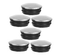 HEALSOPTHY 6pcs Rubber Fence Post Caps Weather-resistant End Caps for Highway Guardrails and Traffic Barriers Easy Install Protective Covers for Outdoor Fencing and Porch Posts