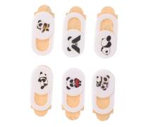 HEALSOPTHY 6pcs Webcam Cover Slide for Laptop and Phone, Abs Webcam Privacy Lens Protectors Panda Pattern, Ultra-thin Camera Shield Set for Online Meeting Security and Personal Privacy