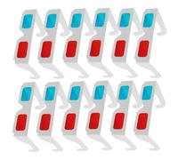 HEALSOPTHY 70pcs Glasses Anaglyph Paper Eyewear for Movies at Home and Projectors Immersive Gaming Experience Red Blue Frames