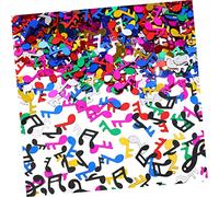 HEALSOPTHY 8 Packs Music Note Confetti Table Decorations for Weddings and Parties Colorful and Black Paper Scatters Lightweight Musical Notes for Cake Balloon Gift Box Shower and Celebration