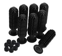 HEALSOPTHY 8PCS Ergonomic Foosball Handles Non-slip Football Machine Grip Replacement for Table Football Rods Lightweight Accessories for Home Game Play