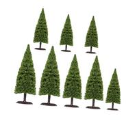 HEALSOPTHY 8pcs Landscape Model Trees Pine Trees for Diy Crafts Building Model Scenery Architecture Fake