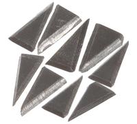 HEALSOPTHY 9pcs Iron Hammer Wedges for Axe and Hoe Handles Black Handle Fixing Accessory to Looseness Easy to Install