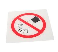 HEALSOPTHY Acrylic No Knocking Sign with Bold Clear Lettering Wall and Door Indicator Easy to Install Reminder Notice for Offices and Homes Acrylic Notice Board