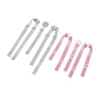 HEALSOPTHY Adjustable 5 Point Safety Harness Straps Comprehensive Safety Protection 2pcs with Plastic and Polyester Material for Baby and Toddler High Chairs and Strollers for Mealtime