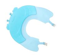 HEALSOPTHY Adjustable Shampoo Hat Crab-Shape Bathing Cap Bath Supplies with Water-Blocking Brim Curve Design for Ear Protection and Water Phobia Relief in