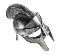 HEALSOPTHY Ancient Roman Helmet for Soldier Costume Plastic Medieval Knights Headwear Detailed Craftsmanship for Cosplay Halloween Historical Reenactments