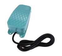 HEALSOPTHY Anti-skid Aluminum Alloy Foot Pedal Switch with Cord Momentary Electrical Control for Power Tools Drill Press Lamps Scroll Saws Textured Surface for Maximum Grip