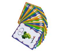 HEALSOPTHY Arabic Alphabet Flash Cards for Kindergarten Educational Sensory Learning Cards for Early Brain Development and Motor Skills Training