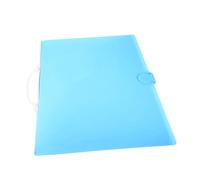 HEALSOPTHY Art Portfolio Folder A3 8k with 30 Pages Blue Portfolio Bag for Boys and Girls Artwork Storage School Work Keepsake and Poster Sleeves Organizer for Drawing and Painting Transport