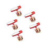 HEALSOPTHY Baby Brooches Safety Pins for Kids Multi-Purpose Cloth Pins with Secure Locking Function Natural Herbal Scented Knot Design Decorative Brooches for Infant Diaper Random Color