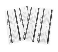 HEALSOPTHY Bathroom Labels Adhesive Labels Skincare Products Labels Stickers for Bathroom Use Easy Identification and Classification 8 Sheets