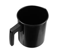 HEALSOPTHY Black Alloy Candle Melting Pot with Scald Handle DIY Wax Soap Melting Cup for Candle Making Crafts and Pouring Wax