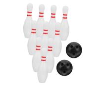 HEALSOPTHY Bowling Indoor Outdoor Sports Game for Safe Smooth Bezels Pins with Balls Educational Multiplayer Play for Family Interaction and Athletic Skill Development