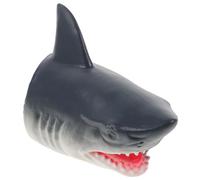 HEALSOPTHY Cartoon Animal Shark Hand Puppet for Storytelling and Interactive Play Soft Vinyl Dinosaur Puppet for Enhances Motor Skills Creativity and Communication