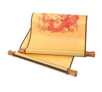 HEALSOPTHY Chinese Emperor Cosplay Scroll Lightweight for Cosplay Performances Asian Scroll Cloth Ancient Design Actors Performers