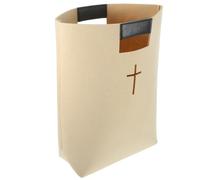 HEALSOPTHY Church Study Bag with Large Capacity and Large Strong Load-bearing Capacity Felt Shopping Carrying Bag Elegant for Bible Book Back to School and Graduation Gifts