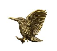 HEALSOPTHY Creative Brass Small Bird Keychain Pendant Retro Style Unique DIY Multi-purpose Brass Pendant Antique Style Decorative Accessory for Women