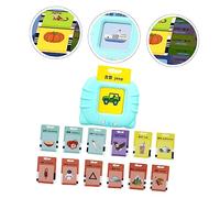 HEALSOPTHY Creative Early Education Machine with Blue Literacy Fun Game Cards Preschool Language Learning for Smooth Texture Scenario Based Stories for Cognitive Development