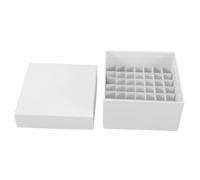 HEALSOPTHY Cryogenic Freezer Storage Box for Centrifuge Tubes Paper Microcentrifuge Tube Holder with Design Cold-resistant Lab Sample Organizer for Low-temperature Research and Experiments