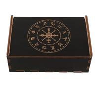 HEALSOPTHY Delicate Wooden Trinket Box Small Jewelry Keepsake Case for Cards and Treasures Compact Lightweight Storage for Home Desktop Use