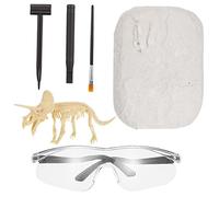 HEALSOPTHY Dinosaur Digging Kit Educational Archaeology Playset with Excavation Tools and Realistic Skeleton Models for Boys Stem Science Exploration