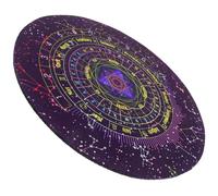 HEALSOPTHY Divination Table Mat Small Lightweight Pentagram Decorative Altar Tablecloth for Home Card Playing and Rituals Portable Skin-friendly Design