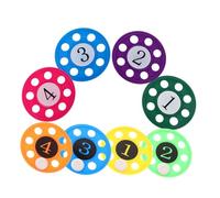 HEALSOPTHY Diving Disc for Pool Games PP Material Underwater Flying Discs Swimming Training and Math Skill Development Summer Water Fun Supplies