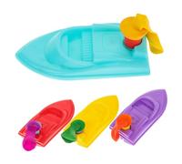 HEALSOPTHY DIY Balloon Recoil Boat Educational Science Plastic Experimental Device for Classroom Learning and Fun Gift Random Color