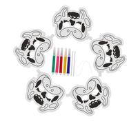 HEALSOPTHY DIY Inflatable Animal Balloon Masks for Boys and Blank Paintable Tiger Design for Birthday Halloween Party Craft Creative Hand-painted Costume Accessory