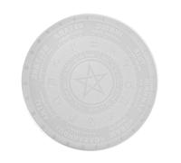 HEALSOPTHY DIY Silicone Astrology Tray Mold for Epoxy Resin Crafts Handmade Durable Crystal Epoxy Mold Creative Silicone Die for Tarot Card Zodiac Compass DIY Crafting Tool