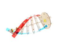 HEALSOPTHY DIY Wooden Dna Double Helix Model Kit for Educational Science Plaything Assembly Stimulates Curiosity Stem Learning for Boys and Classroom Decoration