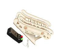 HEALSOPTHY DIY Wooden Elevator Model Kit with Conveyor Belt Technology Educational Science Building for Small Handmade Mechanical Puzzle for Logical Thinking and Creativity Development