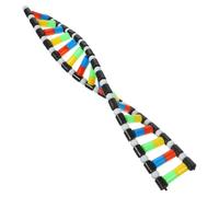 HEALSOPTHY Dna Double Helix Model Kit for Science Teaching Biology Educational Tool for High School Students Easy Assembly Molecular Structure Display Home Study and Classroom Use