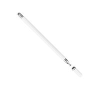 HEALSOPTHY Double-ended Touch Screen Stylus Pen with Bent Tip Lightweight Multi-functional Capacitive Stylus for Drawing and Writing Tablets Smartphones White