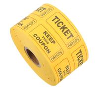 HEALSOPTHY Double Roll Raffle Tickets for Events and Auctions Perforated Prize Drawing Stubs for Charity Fundraisers Weddings Classroom Incentives and Trade Shows