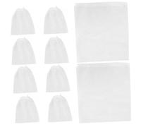 HEALSOPTHY Drawstring Shoe Storage Bags Non-Woven Fabric Dustproof Travel Shoe Covers for Men Women 32x38cm Medium Handbag Organizer Purse Storage 50pcs